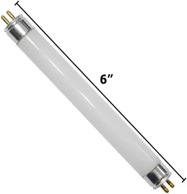 Alt view image 2 of 3 - (pack of 6) Sylvania 23512 F4T5SW 6 inch Fluorescent Tube Soft White 3000K  Miniature BiPin base