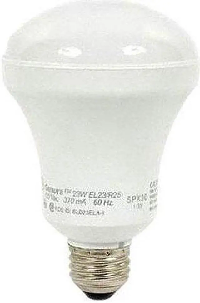 Main image of GE 12273 - EL23/R25/WW Flood Screw Base Compact Fluorescent Light Bulb,  1100 lumen, 23 watts, 3000K Warm White