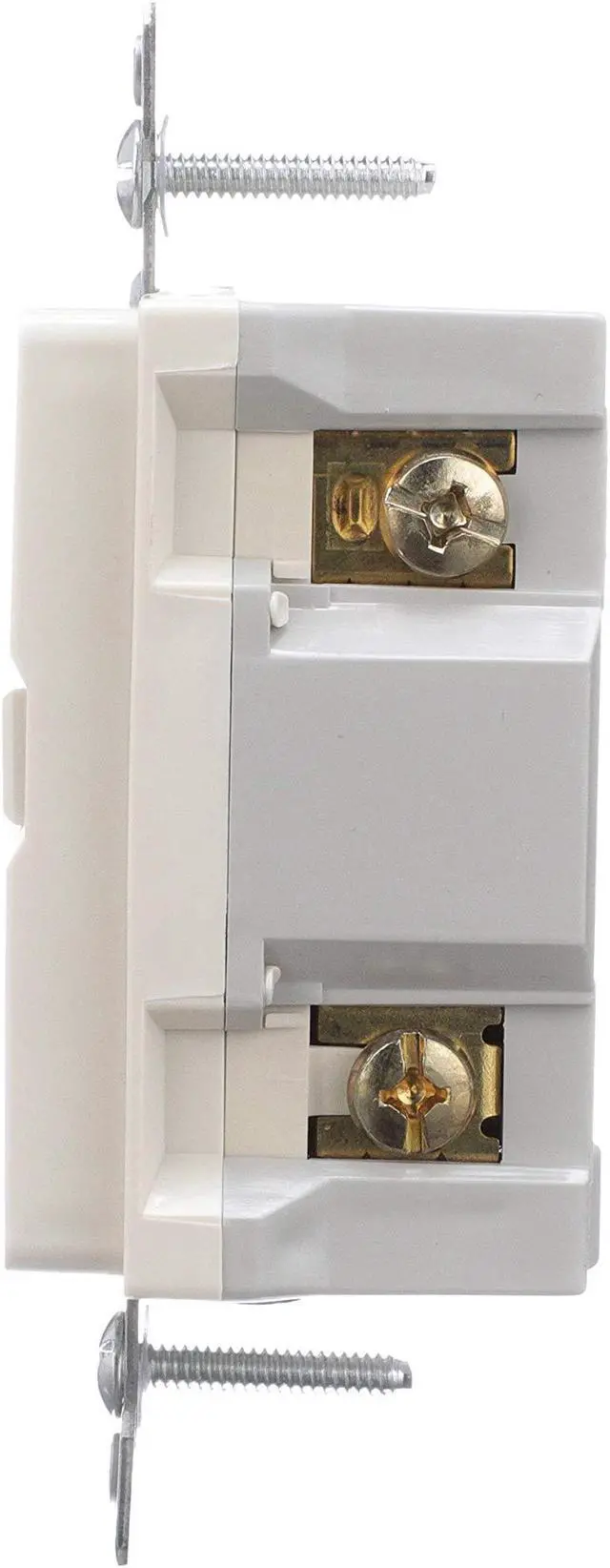 Alt view image 3 of 6 - (case of 10) Eaton TRAFCI15LA 15 Amp Tamper Resistant AFCI Receptacle, Visual trip indicator light, 15A, 125V, two pole three wire, grounding, Light Almond Finish