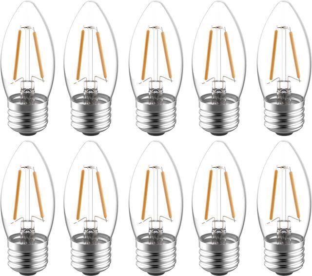 Alt view image 2 of 3 - (10 bulbs) GE Reveal LED Decorative Light Bulb, 60 watt equivalent, 500 lumen, 5 watt, reveal HD light, most beautiful, dimmable, medium base LED chandelier Light Bulb