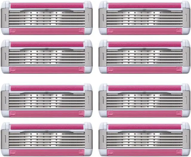 Alt view image 6 of 6 - BIC Click 5 Soleil Women's Razor Refills with 5 Flexible Blades and Recyclable Box, Pink, 8 Count