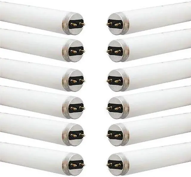 Main image of (12 lamps) GE 68850 Fluorescent Linear Lamp F32T8/SPX30/ECO2 32W T8 48 inch fluorescent tube, 3000K Color Temp