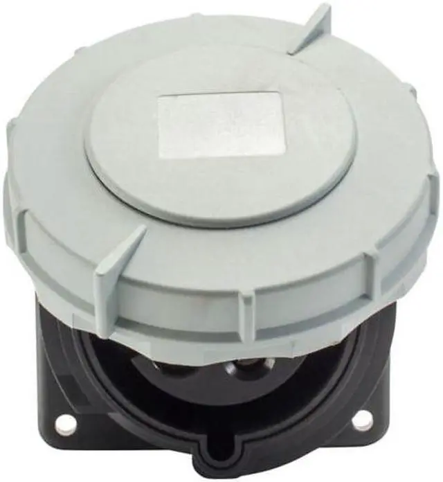 Alt view image 2 of 3 - Eaton Arrow Hart AH530R5W Pin and Sleeve Receptacle, 30 Amp, 4 pole 5 Wire, 600V, Black, IP69K, IP67