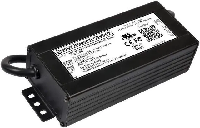 Alt view image 2 of 3 - Hubbell Thomas Research Products PLED75W-054-C1400-D Constant Current Driver, dimmable, Flicker-Free