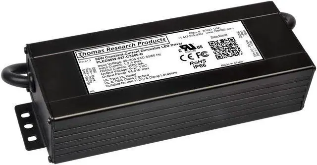 Main image of Hubbell PLED96W-027-C3500-D Constant Current LED Driver, dimmable, HL rated for Hazardous Location, Aluminum housing