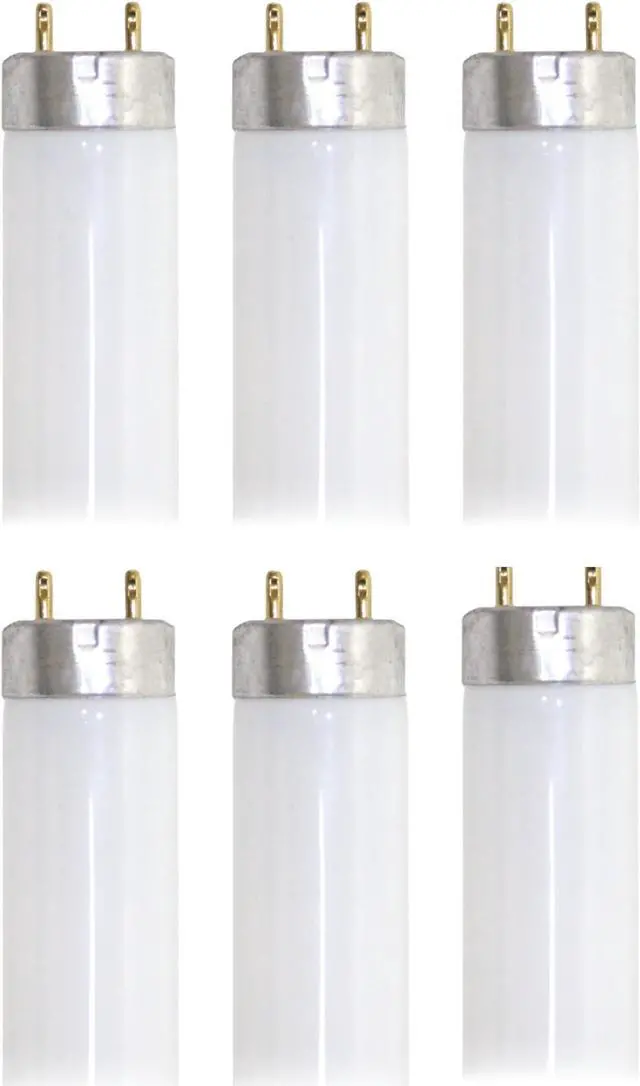 Main image of (6 tubes) GE 72137 - F25 T8 Linear Fluorescent, 22 Watt 3500K, 36 inch tube, Neutral White, Extra Life, T8 Fluorescent lamp