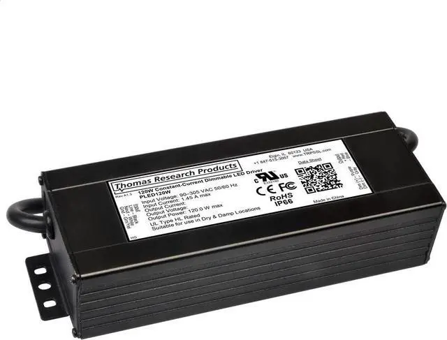 Main image of Hubbell Thomas Research Products PLED120W-057-C2100-D Flicker Free High Performance Constant Current LED Driver 120W Series