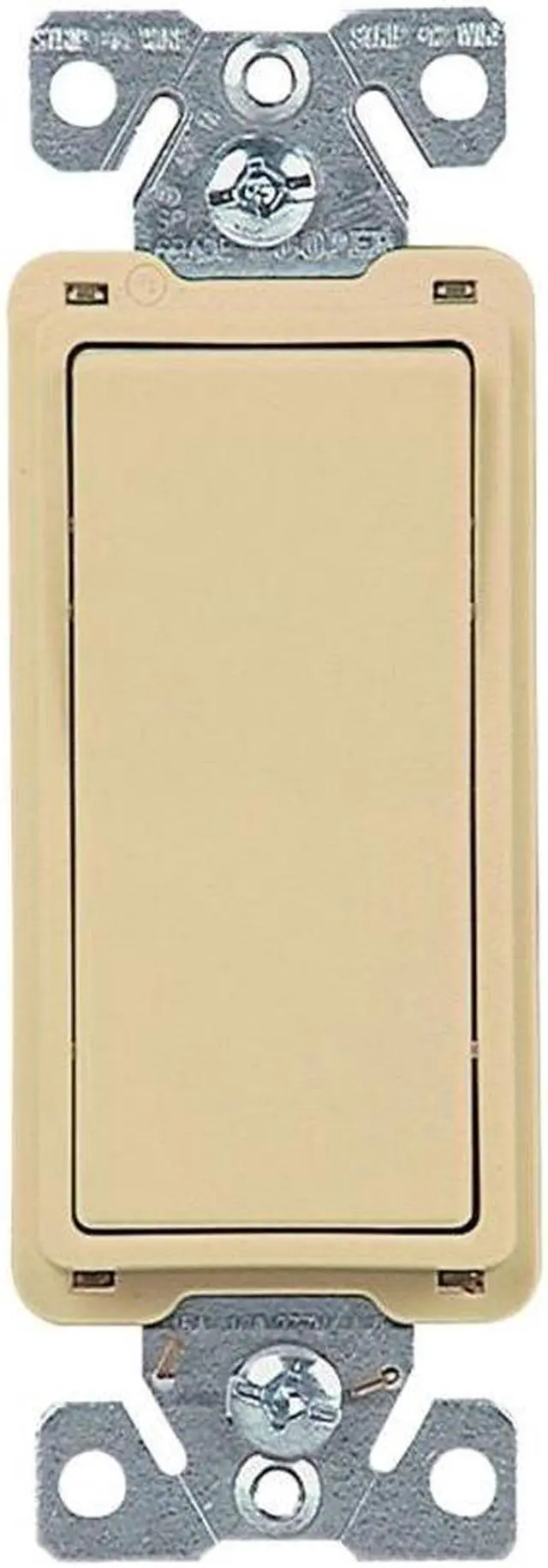 Main image of EATON 7504V-BOX 7500 Decorative Standard Rocker Switch, 120/277 Vac, 15 A, 4 Position, 4-way, Ivory