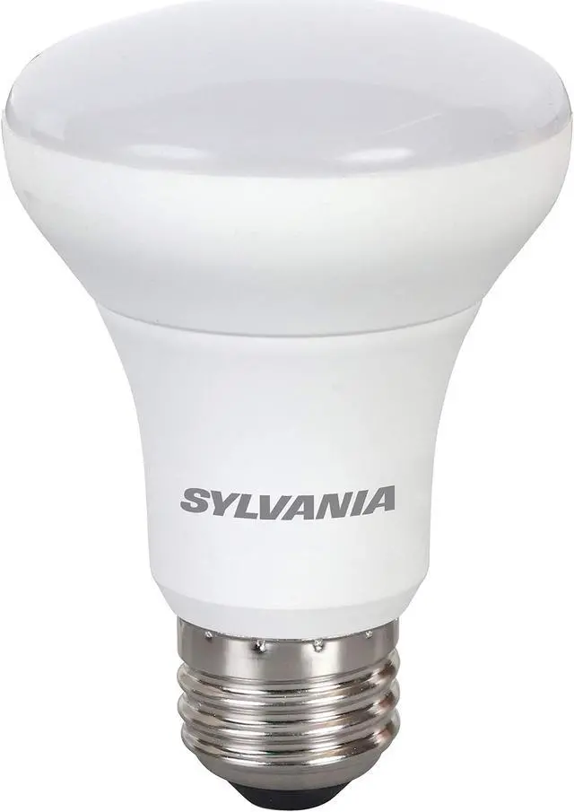 Alt view image 2 of 4 - Sylvania R20 LED Bulb, 50W Equivalent Efficient 6W, Dimmable, 22 Years, 525 Lumens, 2700K, Soft White, Frosted - 1 Pack (40371)