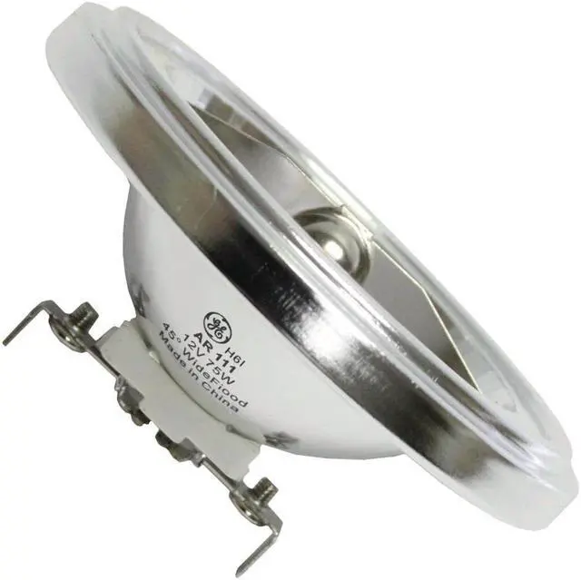 Main image of GE 97538 - 75AR111/FL45 - 75 Watt - AR111 - G53 Push-In or Push-Screw Terminal Base - Halogen - 3,000 Life Hours - 12 Volt