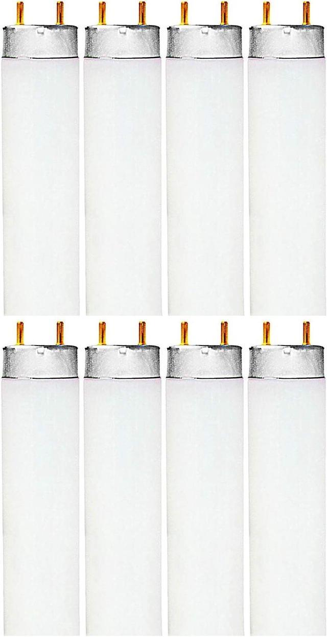 case of 8 GE 15489 Fluorescent T8 25 watt Tube Light Bulb 36 inch 2150 lumen 3000K warm white Ecolux Starcoat XL Extra Life linear Fluorescent Light Bulb F25T8 XL SPX30 ECO Newegg