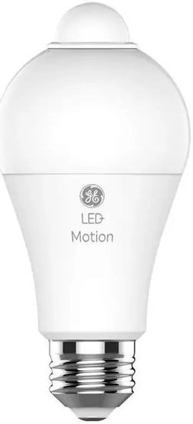 Alt view image 2 of 5 - GE LED+ Motion Sensing LED Light Bulb, 12 watts, 1100 lumens, 75 watt replacement, warm white, lights automatically when motion is detected, LED A21 Light Bulb
