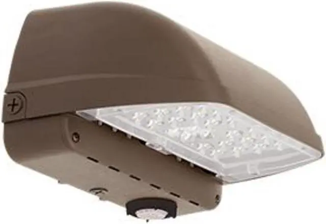 Alt view image 2 of 3 - Hubbell Litepak LNC3 LED wallpack 87 watt, 7400 lumen, 4000K, 7 pin receptacle, corrosion resistant dark-bronze powder coat finish, 120-277V, LNC3-2L4K-105-7PR