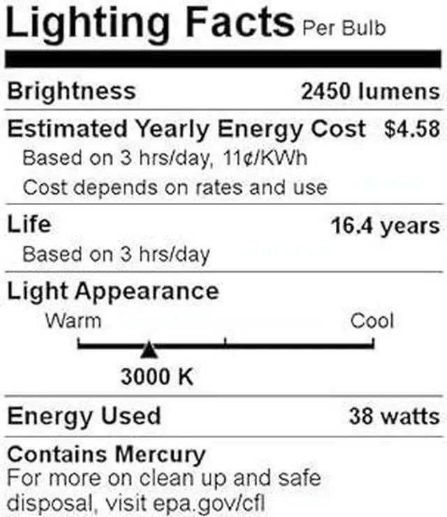 Alt view image 3 of 3 - (10 bulbs) Sylvania - 21103 - CF42DT/E/IN/38W/830/SS/ECO SuperSaver Eco Rapid Start Compact Fluorescent Biax DULUX