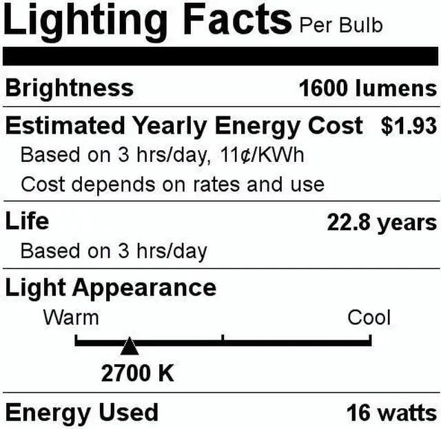 Alt view image 5 of 5 - GE 92498 - LED16DA21827GU24 A21 A Line Pear LED Light Bulb