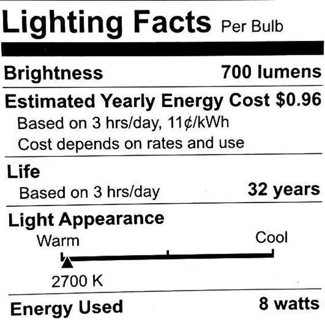 Alt view image 5 of 5 - (6 lamps) GE LIGHTING 47697 relax HD LED Light Bulbs, 6 inch recessed downlight, Soft White, 8 Watt, 700 Lumens, Indoor Floodlight