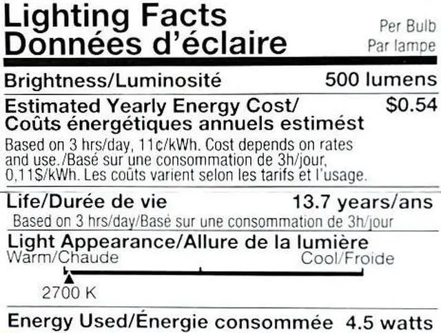 Alt view image 4 of 4 - (4 bulbs) Sylvania 40472 LED Frosted Glass Globe, 60 watt equivalent, G25 Medium Base LED Light Bulb Made in the USA