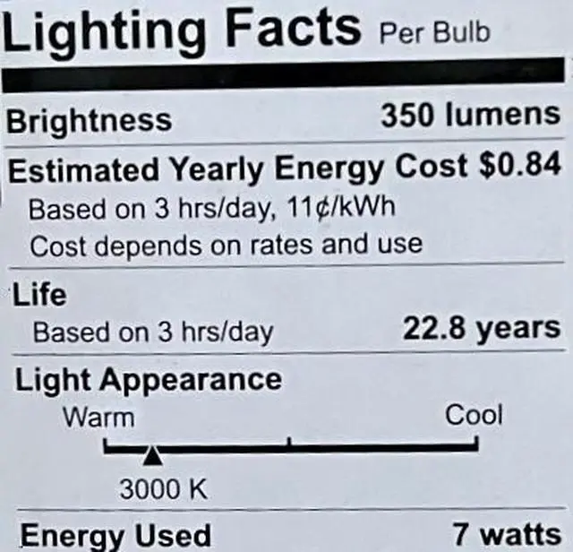 Alt view image 3 of 3 - (6 bulbs) GE 21359 LED MR16 spot light bulb, 7 watt, 350 lumen, soft white 3000K, 900 series, GU5.3 base, non-dimmable light bulb