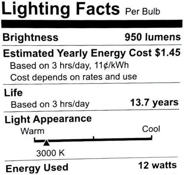 Alt view image 5 of 5 - (6 bulbs) GE LED PAR30 long neck, Indoor Spotlight, warm white HD, 75 watt equivalent, Dimmable, 950 lumens, uses only 12 watts, LED Spotlight Light Bulb