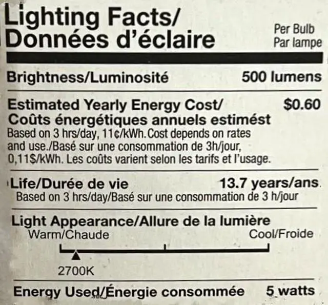 Alt view image 3 of 3 - Sylvania 40529 - LED5B10/BENT/DIM/F/827/GL/BL2 Candle Tip LED Light Bulb