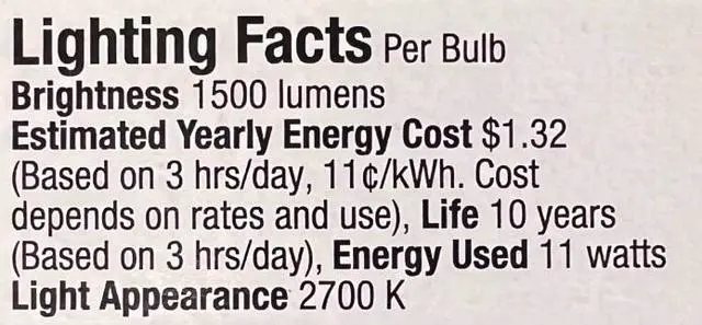 Alt view image 3 of 3 - (4 pack) Sylvania LED A21 Soft White 100 watt equivalent Glass LED Light Bulb
