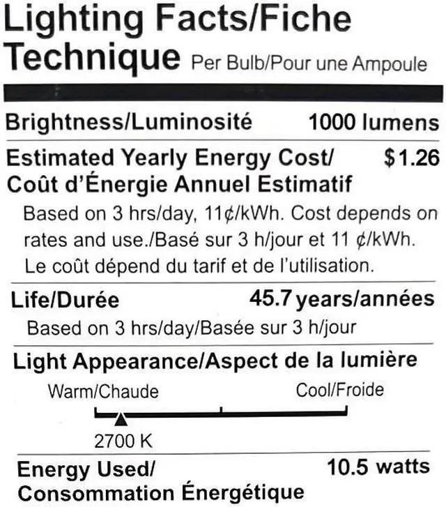 Alt view image 3 of 3 - GE 93002 - LED11G24D-V/827 LED 2 Pin Base CFL Replacements