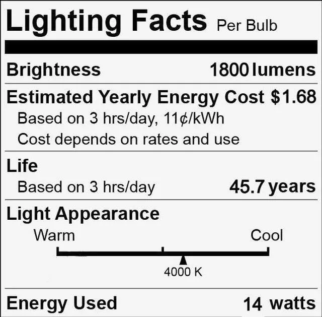 Alt view image 5 of 5 - (case of 20) GE 39498 LED Tube T8 replacement Lamp, Type B Ballast Bypass,  T8 Glass Tube, Non-Dimmable, 14-Watt, 1800 lumen, 4000K Color Temp, Dual-Ended Power, 48 inch LED Lamp