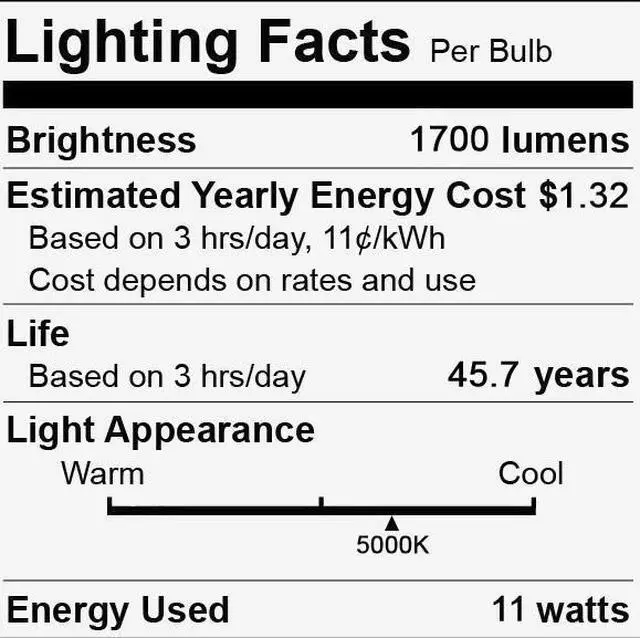 Alt view image 4 of 4 - (case of 20) GE LED T8 Tube Type B, Double Ended Power, 48 inch, 11 watts, 1700 lumens, 5000K Daylight, Type B Ballast Bypass Direct Wire LED upgrade for 4ft T8 fluorescent light bulb