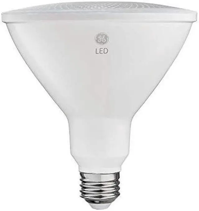 Alt view image 3 of 4 - GE ultra bright LED PAR38 floodlight, warm white, 1500 lumens of brilliance, 17 watts, Indoor-Outdoor, wet rated, Dimmable, medium base LED flood light