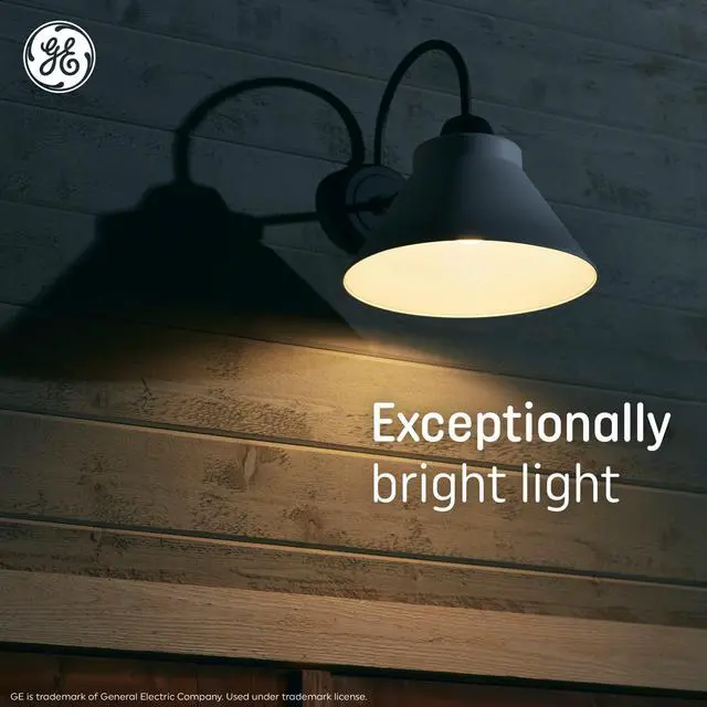 Alt view image 5 of 7 - (3 Bulbs) GE Ultra Bright LED Light Bulbs, 100W, Daylight Candle Lights, Frosted Decorative CA12 Light Bulbs, Medium Base