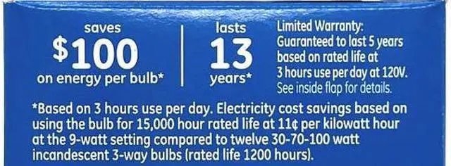 Alt view image 2 of 3 - GE refresh LED 3-way Light Bulb, A19 shape, 4, 9, 13 watt emitting 350, 875 and 1250 lumens, Energetic Daylight 5000K, HD Light-- enhanced color contrast & boldness, 3 way LED Light Bulb
