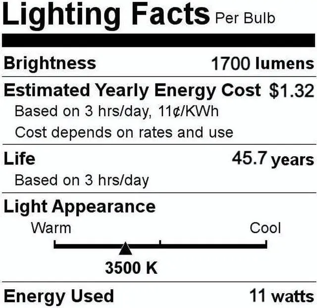 Alt view image 4 of 4 - (case of 20) GE 93107391 LED Tube T8, LED11ET8/G/4/835, Type A plug and play, 48 inch, 3500K, 11 watts, 1700 lumens, fast and easy LED upgrade for 4-ft T8 Fluorecent Lamp