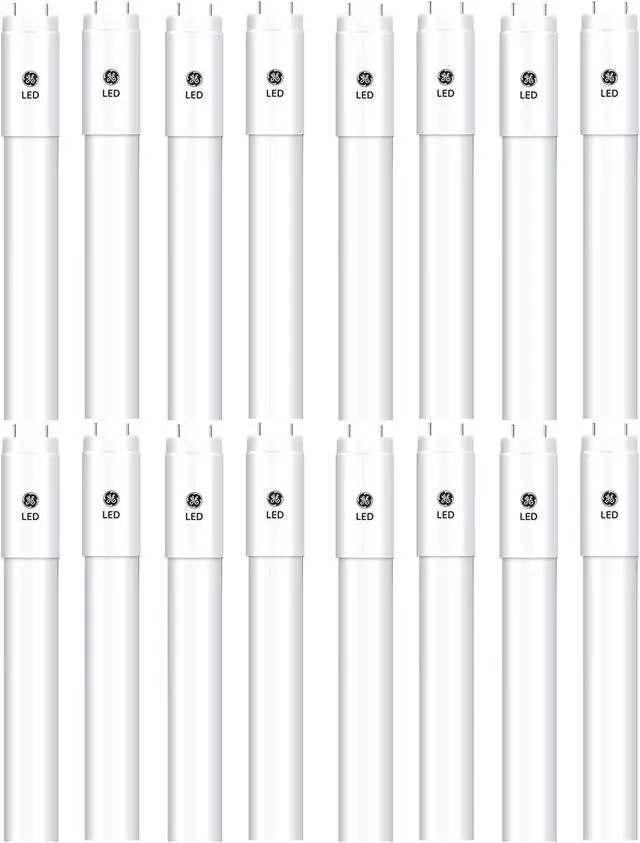 Main image of (16 tubes) GE 13142 LED tube Plug and Play Easy Replacement for 48 inch T8 Fluorescent, 15 watts, 4ft, 6500K Daylight