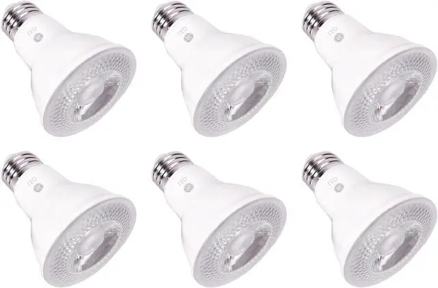Alt view image 3 of 3 - (case of 6) GE Lighting LED Lamp, 7 watt, 120 volt, PAR20, Medium Base, 500 lumens, Dimmable, 80 CRI, 2700 K