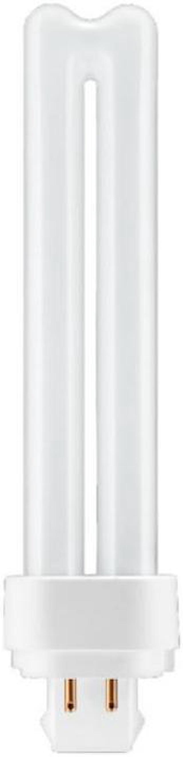 Alt view image 2 of 3 - GE Bright White 26 watt Plug-in CFL, G24q-3 base, 6.4 inch, F26DX 3500K, 1800 lumen, compact fluorescent light bulb