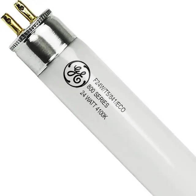 Alt view image 3 of 4 - (case of 40) GE 46701 F24W/T5/841/ECO 24 Watt T5 Fluorescent G5 Miniature Bi Pin Base 4100K, 22 inch tube