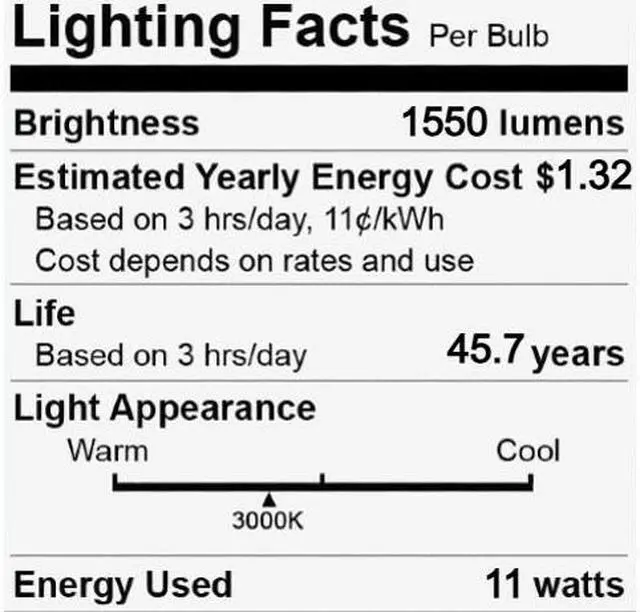Alt view image 4 of 4 - (case of 20) GE LED Tube T8, 48 inch, PET Coated Glass, Double Ended, 11 watt, 1550 lumens, 3000K, Ballast Bypass Type B LED T8 for 4ft Flouorescent Replacement
