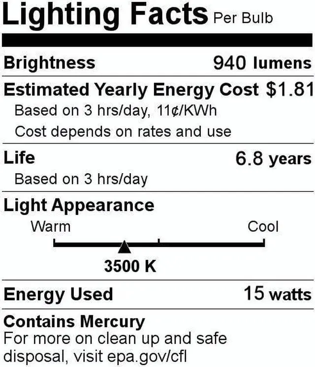 Alt view image 4 of 4 - (case of 6) GE 97319 Linear Fluorescent, Office and Work Spaces, 15 watt T8, 3500K Bright White, 18 inch tube F15T8SP35