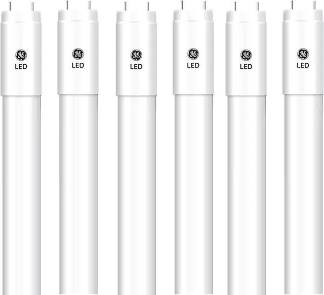Main image of (case of 6 tubes) GE LED Tube, Plug and Play Type A, T8 fluorescent replacement, 48 inch linear Tube, 6500K Daylight, 15 watt, 1800 lumen (requires compatible and functional existing ballast)
