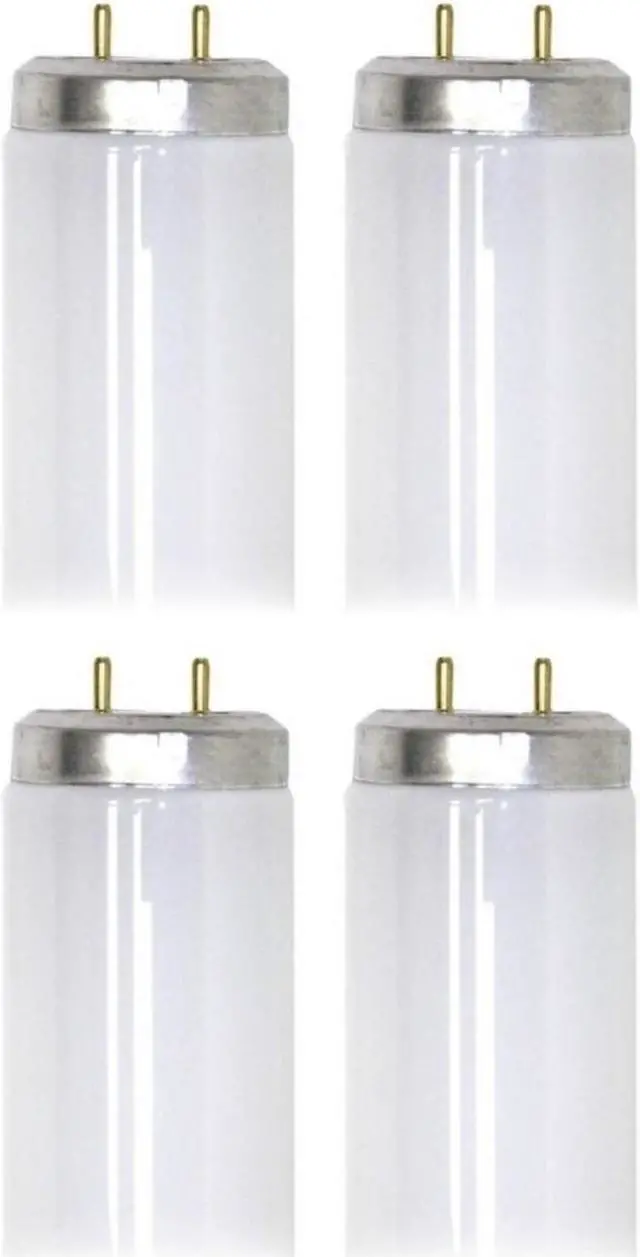 Main image of (case of 4) GE Lighting 22662 40-watt 3725-Lumen T8 Light Bulb, 4100K Color Temp, 60 inches,  with Medium Bi-Pin G13 Base