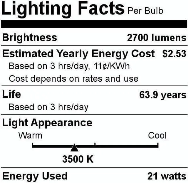 Alt view image 5 of 5 - (case of 20) GE 34227 - LEDT8/LC/G/4/835 4 Foot LED Straight T8 Tube Light Bulb for Replacing Fluorescents, Lumen Choice, Requires External Driver, 48 inch tube, 21 watt, 3500K