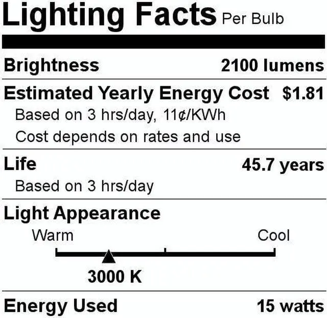 Alt view image 4 of 4 - (case of 20) GE 35790 LED Tube, 48-Inch T8, 15 Watt, 2100 lumens, 3000K Warm White, Type A Plug and Play, replaces 32 watt T8, LED15ET8/G/4/830