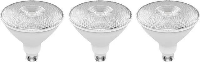 Alt view image 2 of 6 - (case of 3) GE ultra bright LED PAR38, 16 watts, 1300 lumens, Dimmable, Indoor and Outdoor rated, Warm White 3000K, Medium base, UltraBright LED Light Bulb