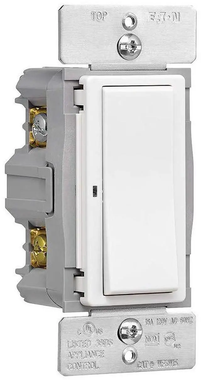 Alt view image 4 of 4 - (case of 4) Eaton WFSW15-W-SP-L Wi-Fi Smart Switch Works with Alexa, White ? A Certified for Humans Device