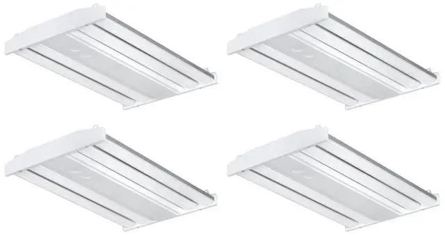 Main image of (case of 4) Hubbell Columbia Lighting LED Linear High Bay, 5000K, 10,500 Lumens, 74 watts, wide light distribution, 22.7 inches long, 0-10V Dimming, 2 ft LED High Bay, CLB2-50LX-W-EDU