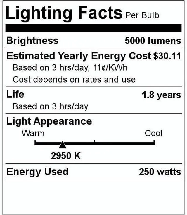 Alt view image 3 of 3 - GE 43699 - Q250CL/MC-EHT Projector Light Bulb