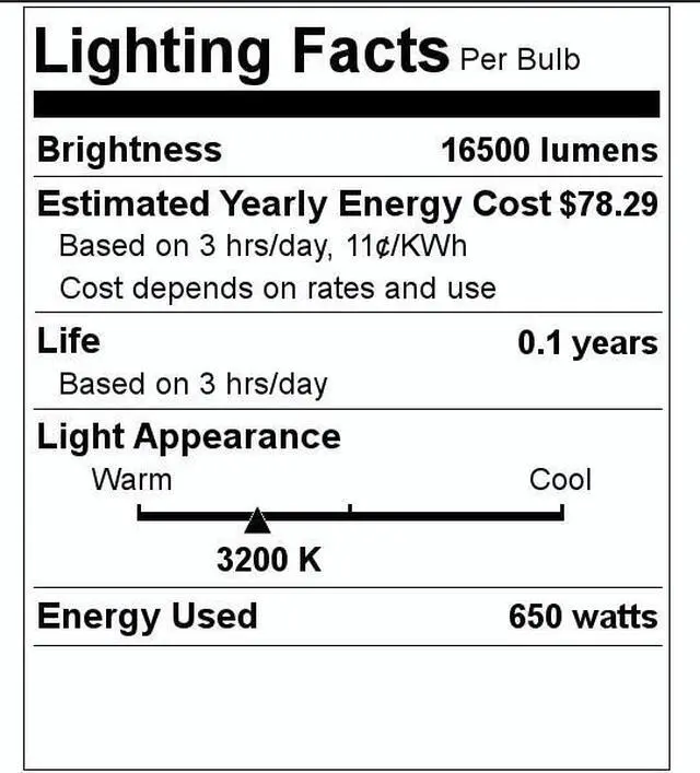 Alt view image 7 of 7 - GE 30325 - FAD-Q650T4/4CL Projector Light Bulb