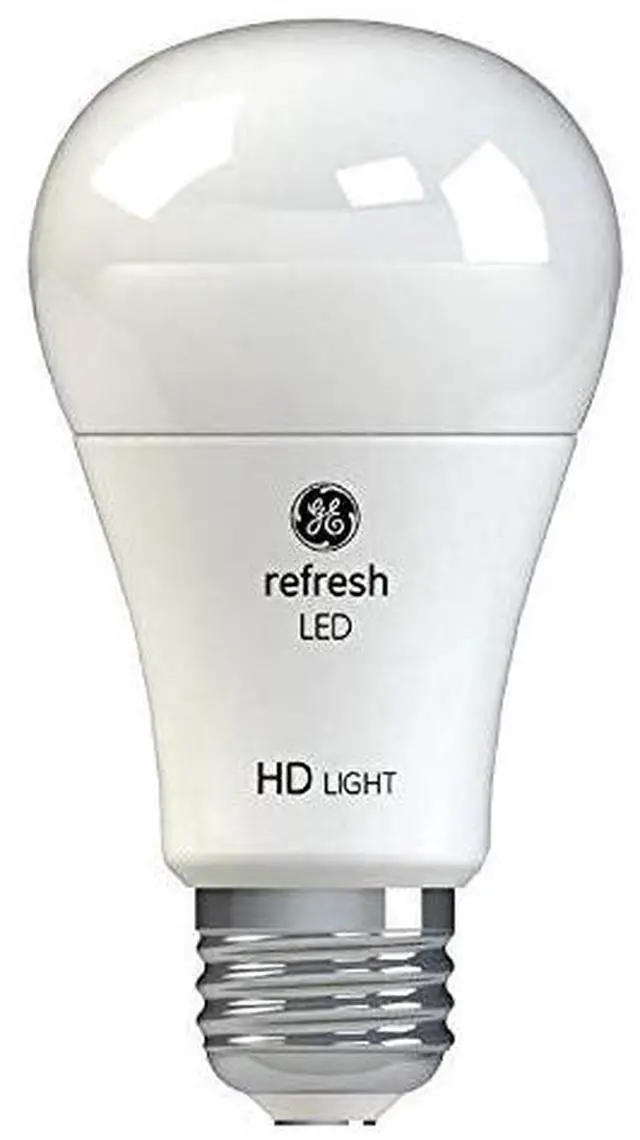 Alt view image 2 of 3 - GE Refresh 60-Watt EQ A19 Daylight Dimmable LED Light Bulb (8-Pack)