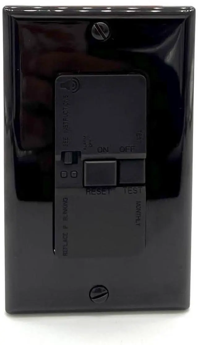 Main image of Eaton 20 Amp Self Test Blank Face GFCI,Two-pole, three-wire, grounding, Brown, 125V, #14-#10, SGFDA20B