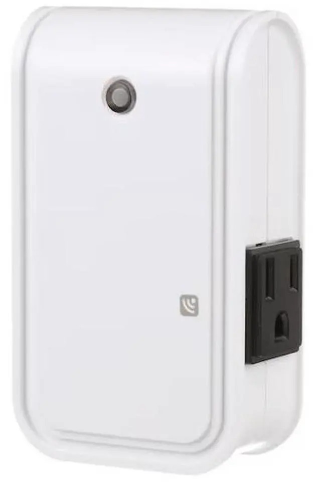 Alt view image 2 of 4 - Eaton Wiring Z-Wave Plus Wireless ON/OFF Plug-in Module, White, 2 outlet, 125V, Indoor Smart Plug